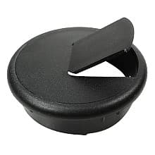 6630 2-1/4" 2-Piece Cable Grommet, Black