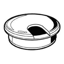 6737 2-7/8" 2-Piece Economy Wire Grommet, Black