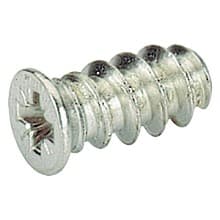 6mm x 14mm Direct Fixing Screw, Nickel, Box of Thousand by Hettich America