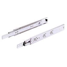 5632 Drawer Slide with 90lb Capacity, Full Extension, Side-Mount, Self-Closing, Galvanized steel, 22"