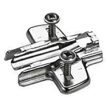 Adjustment Cross Mounting Plate with Locating Pin/Special Screw, Nickel-Plated