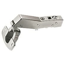 9088024 Sensys 8639i W45 95° Opening Hinge with Integrated Silent System, Self Closing, Overlay, Nickel-Plated, Screw-On