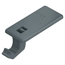 Half Overlay Soft Opening for Sensys Wide Angle Hinge, Anthracite