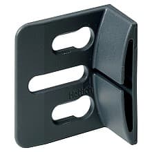 Door Stop/Spacer for Screw-On, Gray