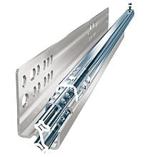 12" Quadro IW21 4D Undermount Drawer Slide for 5/8" Material, 100lb Capacity Full Extension with Silent System Soft-Closing