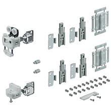 600mm Right Hand WingLine L Set with Self Closing/Bottom Guide for 12Kg Maximum Door Panel