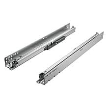 Quadro 2D V6 IW21 Undermount Drawer Slide for Faceframe/Frameless Application, 90lb Capacity Full Extension with Push-to-Open (5/Box)