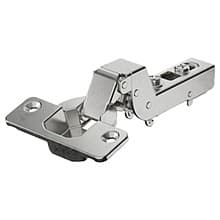 Veosys Stainless Steel 105° Opening Hinge, 45 x 9.5mm TB-Drilling Pattern, Soft-Closing, Inset, Screw-On