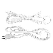 E-LITE 2 Plastic Power Cord, 72", White