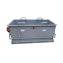 Iron Bull 1 Yard Drop Bottom Hopper, Bin Only, 1000lb Capacity, Model 3868QA