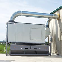 Iron Bull 4 Yard Dust Hopper Kit with Quick Disconnect, Model DHC450HL