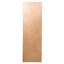 7-3/4" Flush MDF Door Electric Ironing Center with 42" Swiveling Board, Unfinished Finish