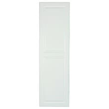7-3/4" Raised White Door Electric Ironing Center with 46" Swiveling Board/Right-Side Hinge, Unfinished Finish