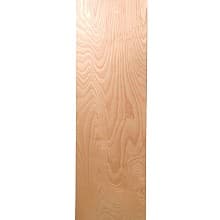 6-7/8" Flush Maple Veneer Door Electric Ironing Center with Left Side Hinge, Unfinished Finish