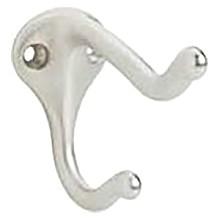 1-3/16" Coat/Hat Hook, Bright Chrome