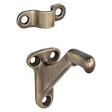 Handrail Bracket, Antique Brass