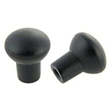 17.5mm Small Round Knob, Matte Black