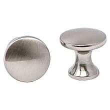 25mm Mini Mushroom Knob, Satin Nickel