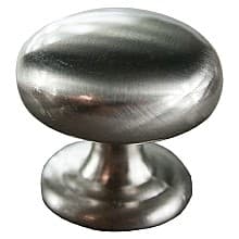 32mm Round Knob, Satin Nickel