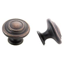 1-3/8" Round Knob, Oil Brushed Bronze