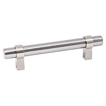 96mm Eleganza Bar Pull, Satin Nickel