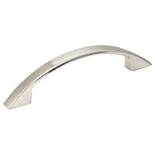 96mm Arch Pull with Breakaway Screw, Satin Nickel