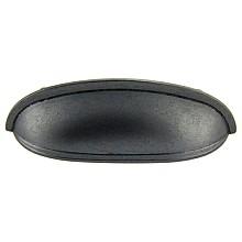 3" Bin Cup Pull, Weathered Black