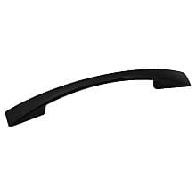 96mm Modern Bow Pull, Matte Black