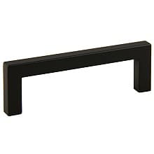 96mm Modern Square Pull, Matte Black