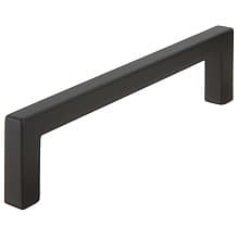 128mm Modern Square Pull, Flat Black