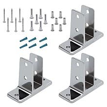 7/8" Two Ear Urinal Screen Pack, Chrome Plated