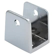 7/8" U-Bracket, Chrome Plated