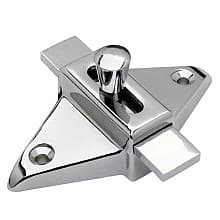 Surface Mounted Slide Latch, Chrome Plated