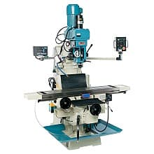 Baileigh VM-1258-3 5 HP Vertical Knee Mill, 3 Phase/220V
