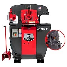 Edwards 40151022 2 HP 40 Ton C Ironworker with 8" Brake, 1 Phase/115V