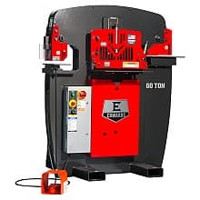 Edwards IW60-1P230 5 HP 60 Ton Ironworker, 1 Phase/230V