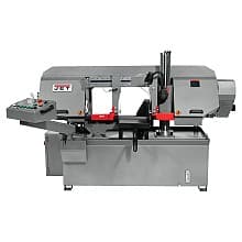 Jet Tools HBS1220DC 12" x 20" Semi-Automatic Dual Column Band Saw, 3 Phase/230V/460V