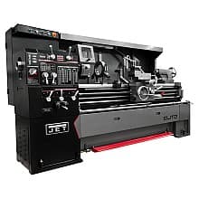 Jet Tools EGH-1740 Elite Geared Head Lathe with ACU-RITE 203 DRO/Taper Attachment