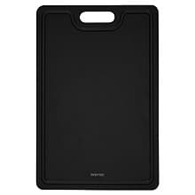 16-1/2" x 10-7/8" Workstation Wood Fiber Cutting Board, Black