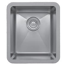 Edge 400 Stainless Steel Under Mount 18G Single Bowl Kitchen Sink, 16-1/4" x 18-1/4" x 6