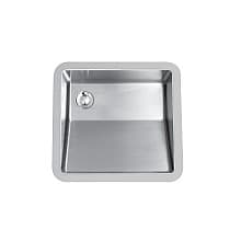 E-505 Stainless Steel Undermount 18G Single Bowl Vanity Sink, 18-1/4" x 15-7/8"Ã¿x 5-1/2