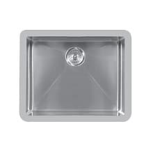 Edge 520 Stainless Steel Undermount 18G Single Bowl Kitchen Sink, 23-1/2" x 19-1/2" x 9