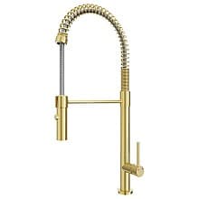 Bluffton Single-Handle Pull-Down Sprayer Kitchen Faucet, Brushed Gold
