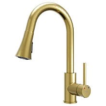 Weybridge Single-Handle Pull-Down Sprayer Kitchen Faucet, Brushed Gold
