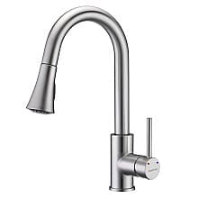 Weybridge Single-Handle Pull-Down Kitchen Faucet with Dual-Function Sprayer
