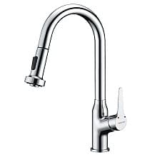 Hillwood Single&#45;Handle Pull&#45;Down Kitchen Faucet with Dual&#45;Function Sprayer