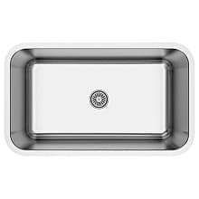 Profile Stainless Steel Undermount 18G Extra Large Single Bowl Kitchen Sink, 30" x 18" x 9" (40/Box)