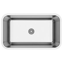 Profile Stainless Steel Undermount 18G Extra Large Single Bowl Kitchen Sink, 30" x 18" x 9