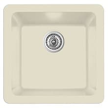 Q-315 Quartz Under Mount Single Bowl Bar/Prep Sink, 16-5/8" x 16-5/8" x 8