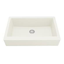 QAR-740 Quartz Undermount Extra Large Single Bowl Kitchen Sink, 34" x 21-1/4" x 9